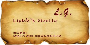 Lipták Gizella névjegykártya